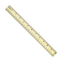 Wood Ruler, Inch and Metric
