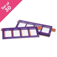 Place Value Sliders - Thousandths to Ones, set of 30 - Bulk Pricing