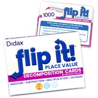 Place Value Flip Decomposition Cards, set of 10 - Bulk-Pricing