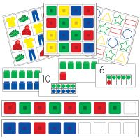 Jumbo Unifix PreK Math Activity Cards