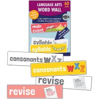 Language Arts Word Wall Learning Cards, Grade K